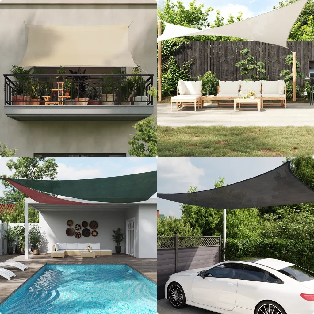 Vela Parasole 160 g/m² Bianca 6x6 m in HDPE 311224