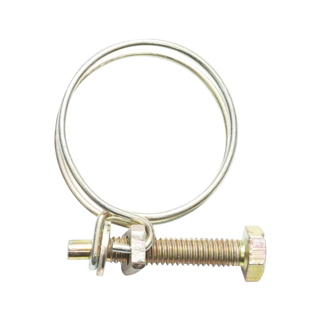 Fascetta stringicavo 28-32mm con vite M8x40mm per tubo flessibile Breckner Germany