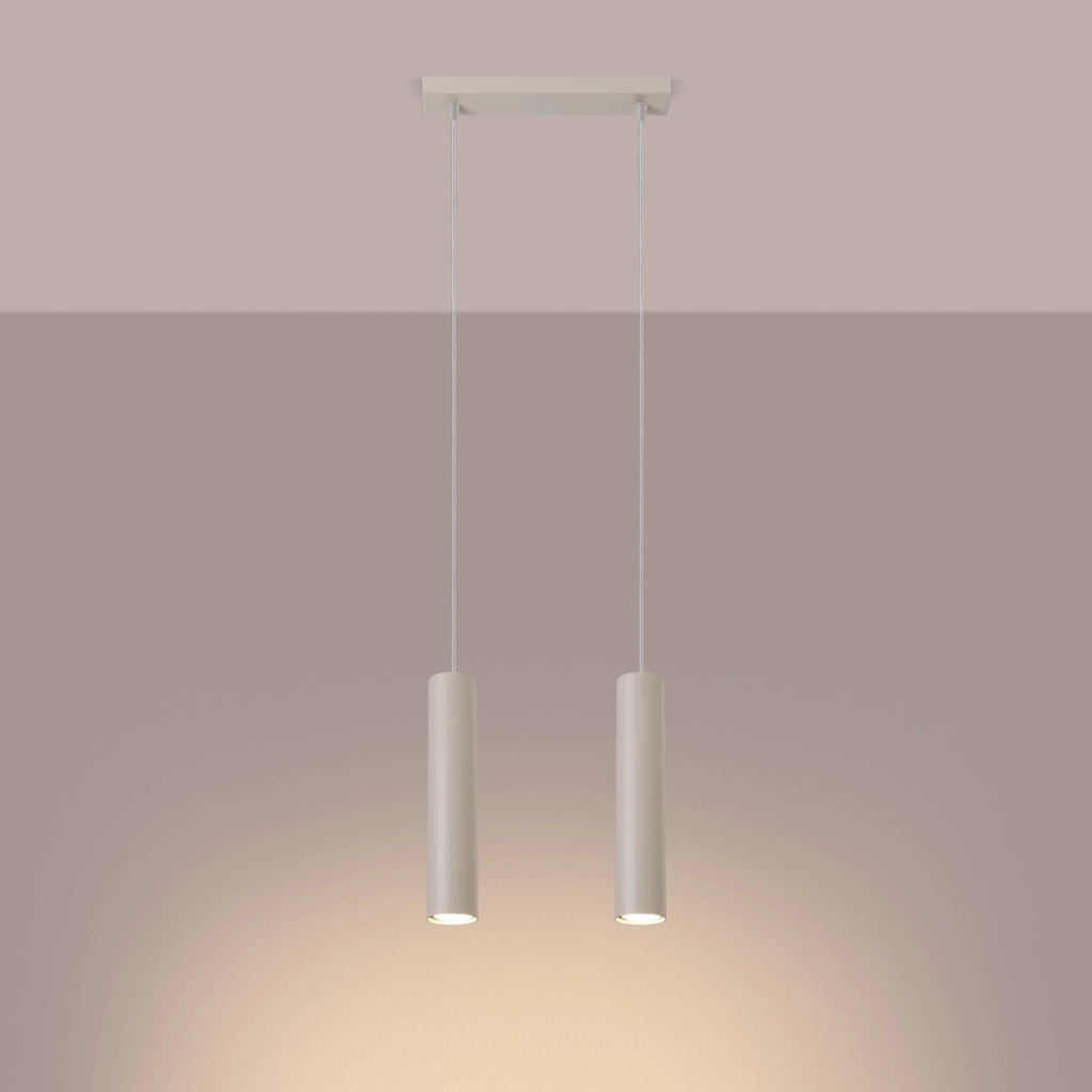 Lampada a sospensione LAGOS 2 beige