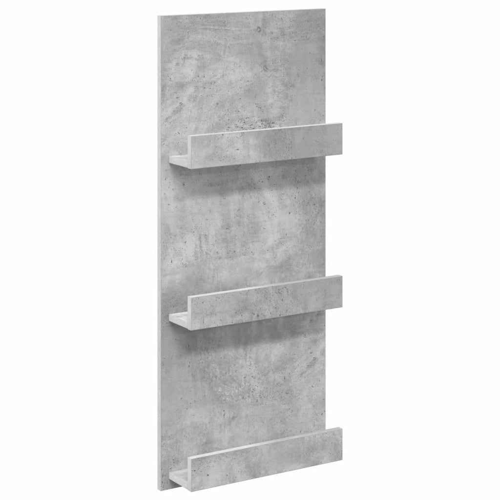 Scaffale per riviste Grigio cemento 43 x 11 x 102 cm CFW2536850