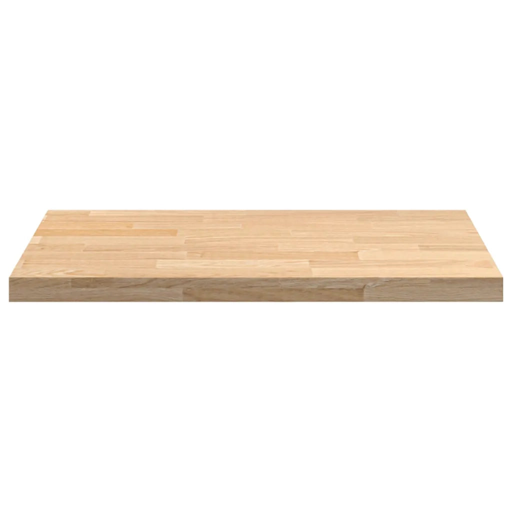 vidaXL Piano di Lavoro Cucina 80x63,5x4 cm Legno Massello Rovere