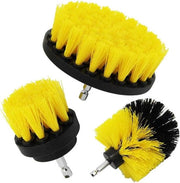 Set di pennelli per aspirapolvere a 3 seti, con setole in nylon, ideali per pavimenti, pavimentazione, vasca, cucina, bagno e WC.