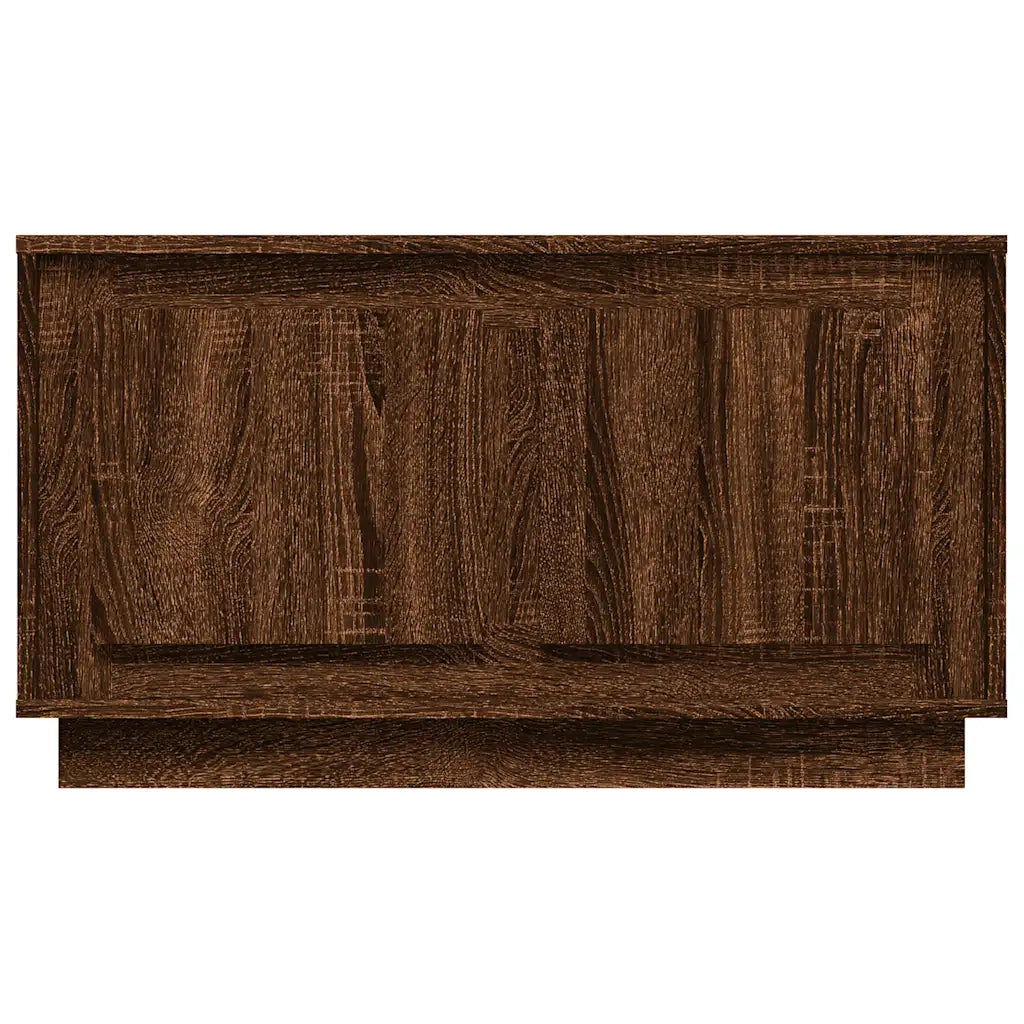 Mobile Porta TV Rovere Marrone 80x35x45 cm in Legno Multistrato 819859