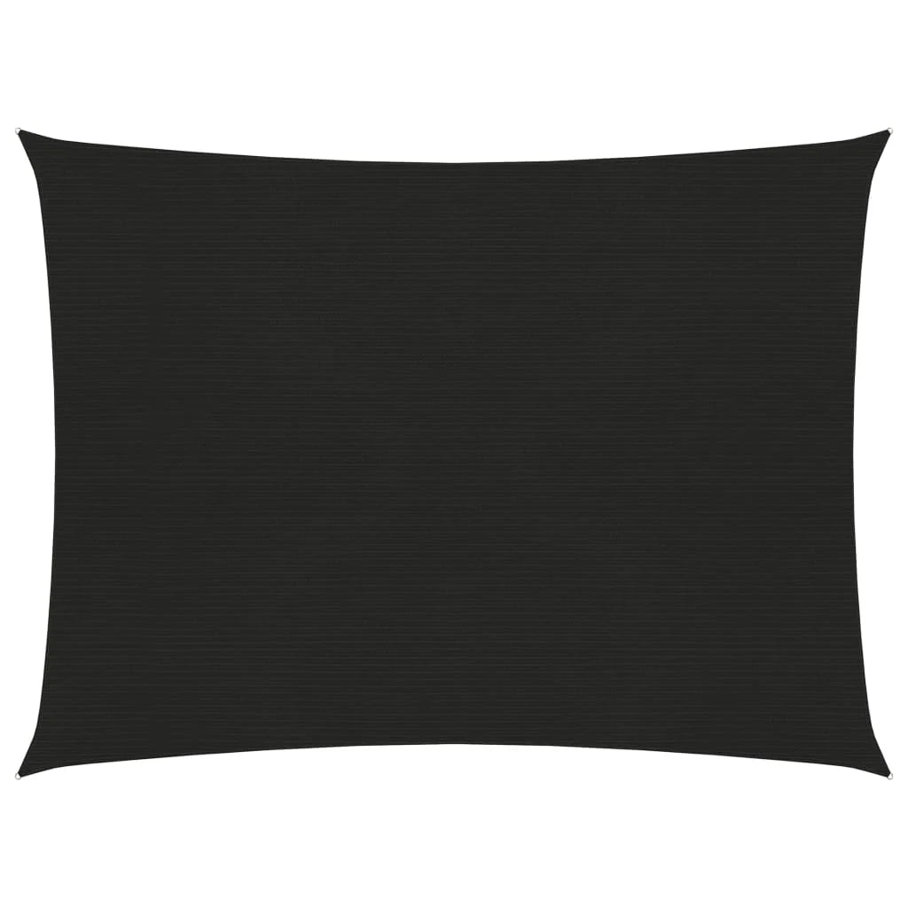 Vela ombreggiante 160 g/m² 3,5 x 4,5 m HDPE nero 02_0009194
