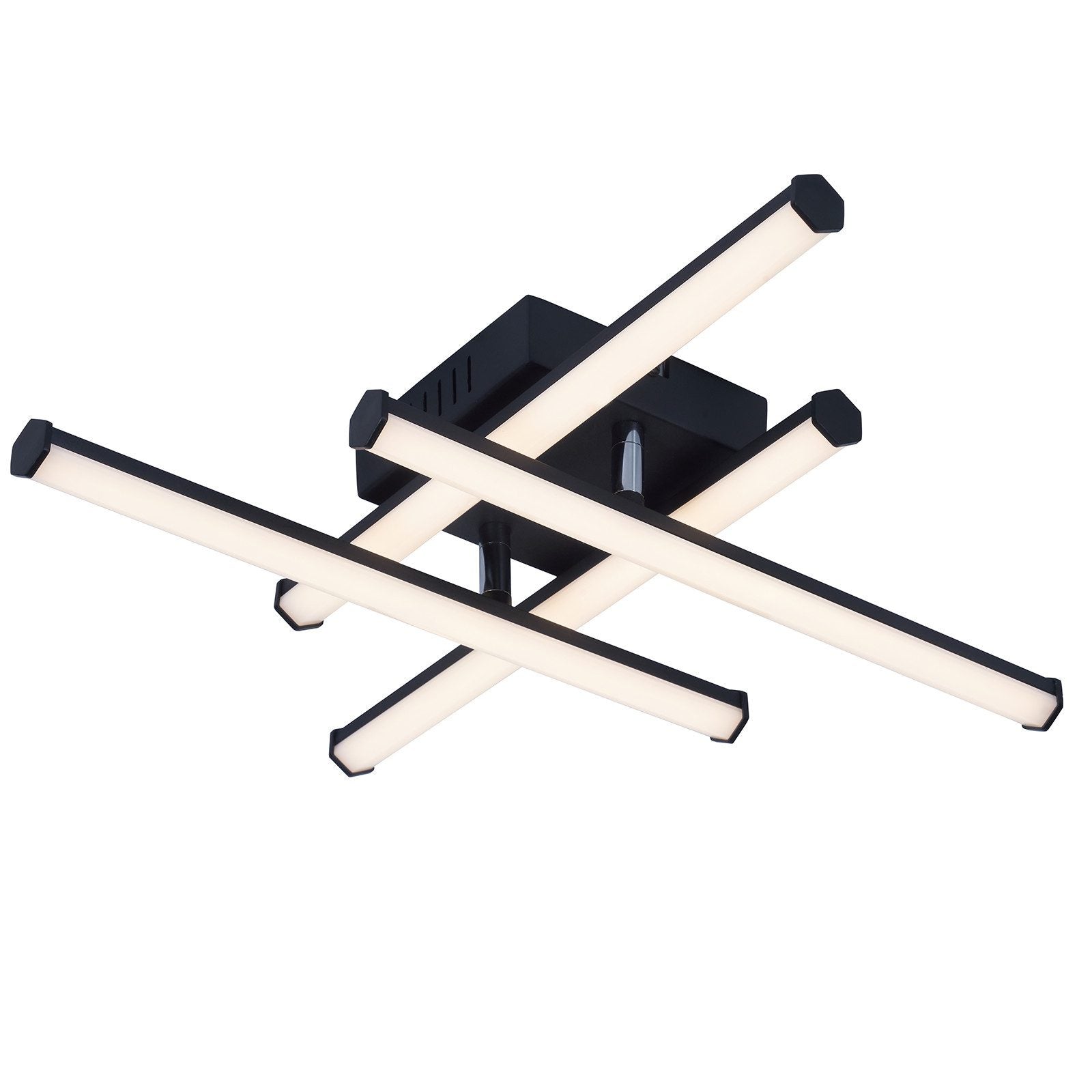 ZMH Lampada da soffitto LED nera moderna 3000K per soggiorno cucina corridoio interni