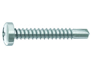 VITE AUTOPERFORANTE TC CAVA PH IN ACCIAIO ZINCATO BIANCO- - ø mm.3,5x16 - 1000 pezzi AMBROVIT