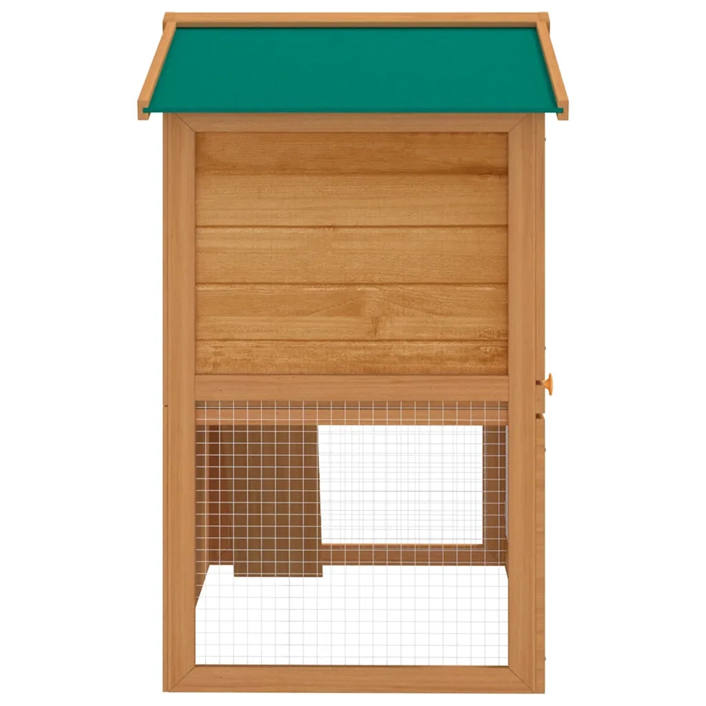 Conigliera all'Aperto Gabbia Piccoli Animali 3 Porte Legno 170160