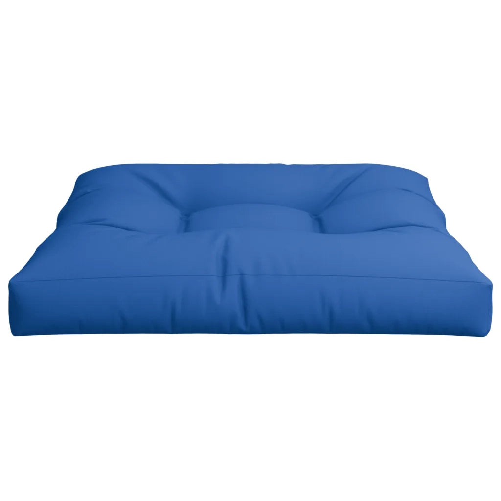 Cuscino per pallet | Cuscini per sedie Blu Reale 80x80x12 cm in Tessuto