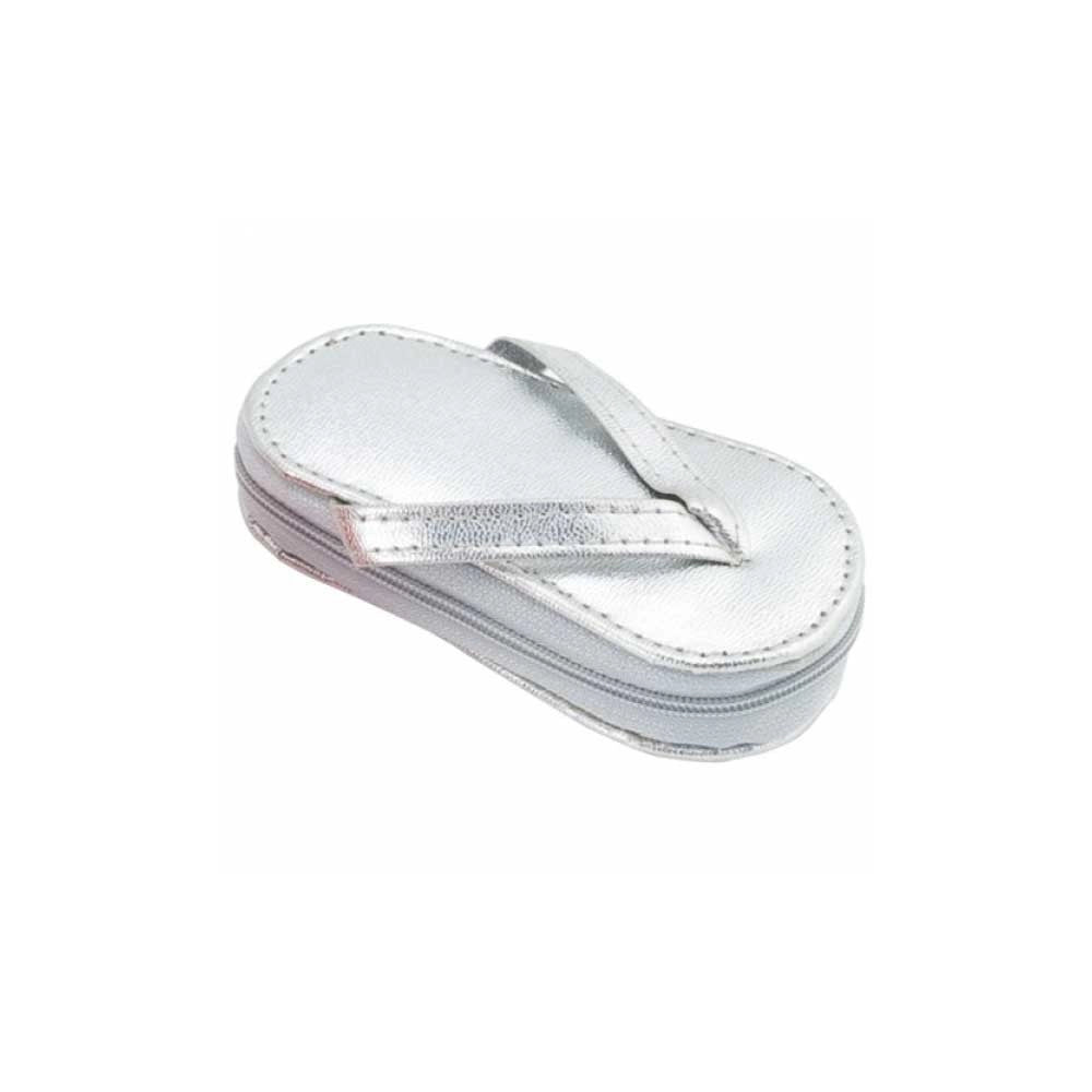 Trade Shop - Set Per Manicure E Pedicure 5 Pezzi Flip Flop In Astuccio Pvc Beach Slipper -