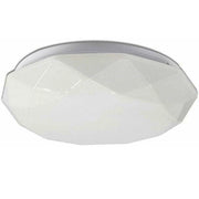 Trade Shop - Plafoniera Led 18w Con Scocca Lavorata Punti Trasparenti Luce 4000k 3000k C-02 - -bianco Caldo      -