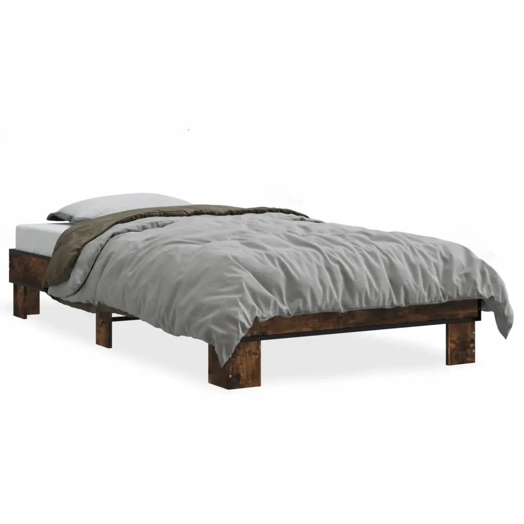 Giroletto Rovere Fumo 75x190 cm in Legno Multistrato e Metallo