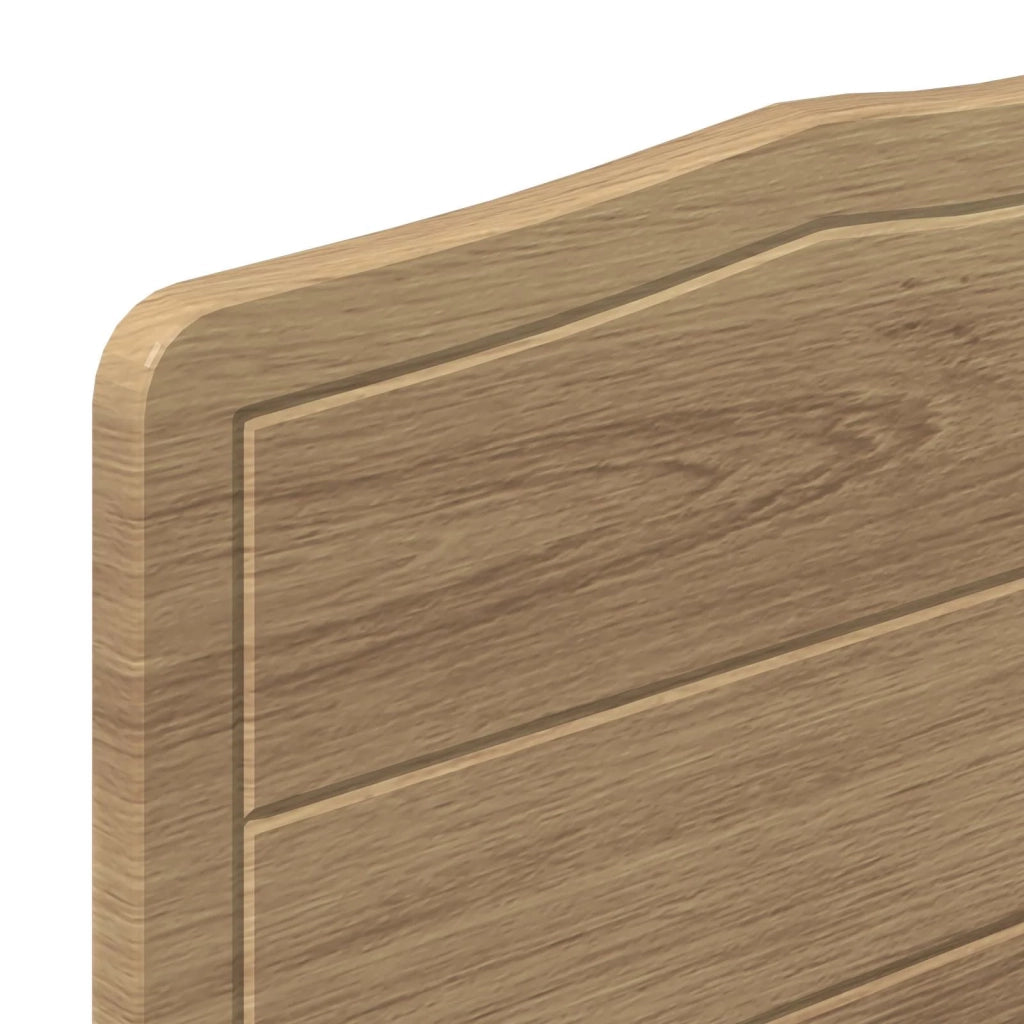 Bed Frame with Storage and Headboard Artisan Oak 140 x 190 cm 3445821