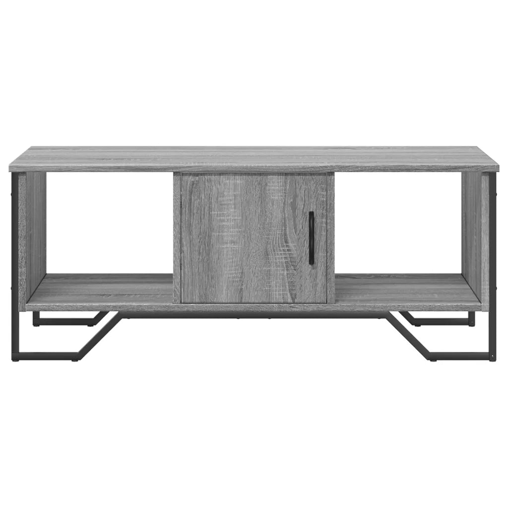 Tavolino da Salotto-Tavolino da soggiorno-Tavolo Grigio Sonoma 100x51x40cm Legno Multistrato 826186