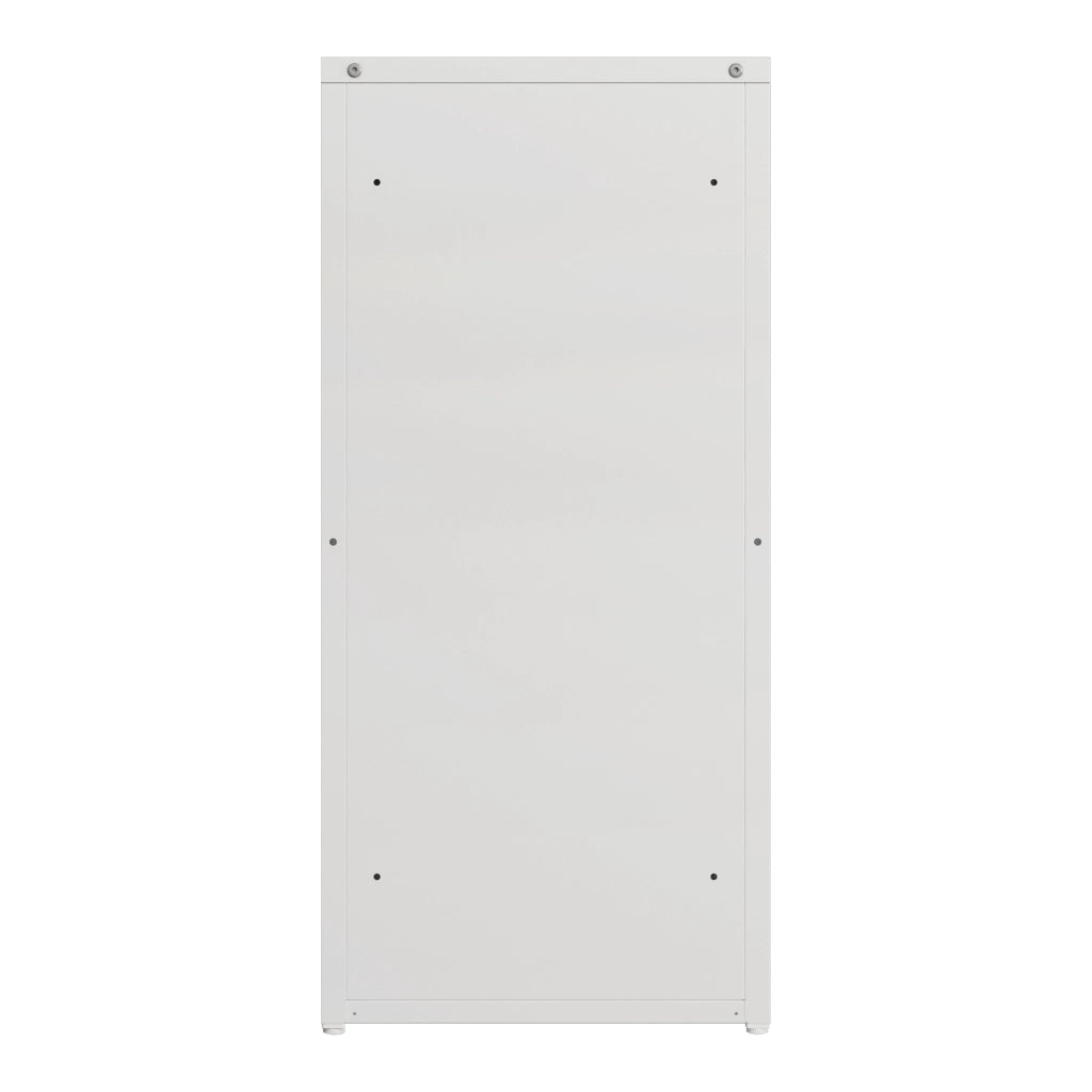 Armadio a Colonna Burlöv in Metallo Mobile per Archivio 88 x 40 x 35 cm Bianco [en.casa]