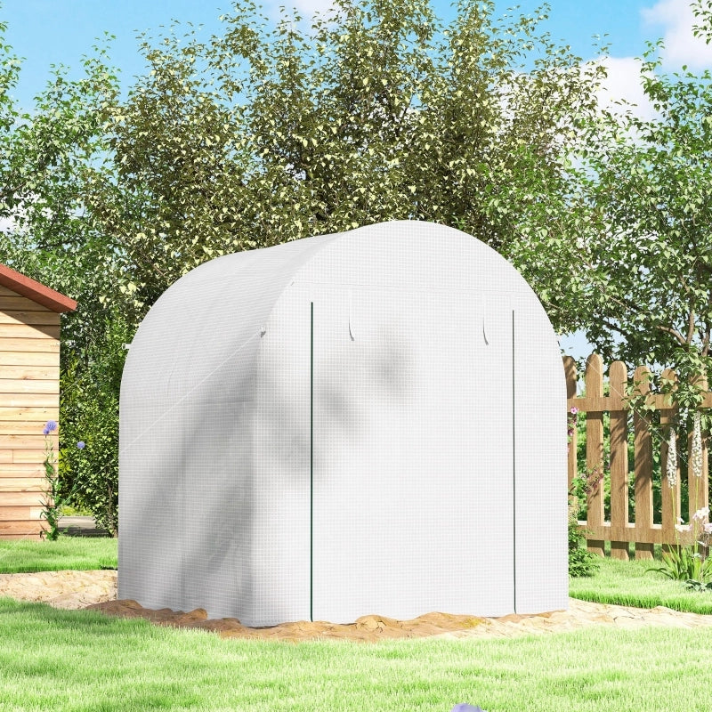 SERRA Aperta 180x180x200 cm Acciaio Bianco
