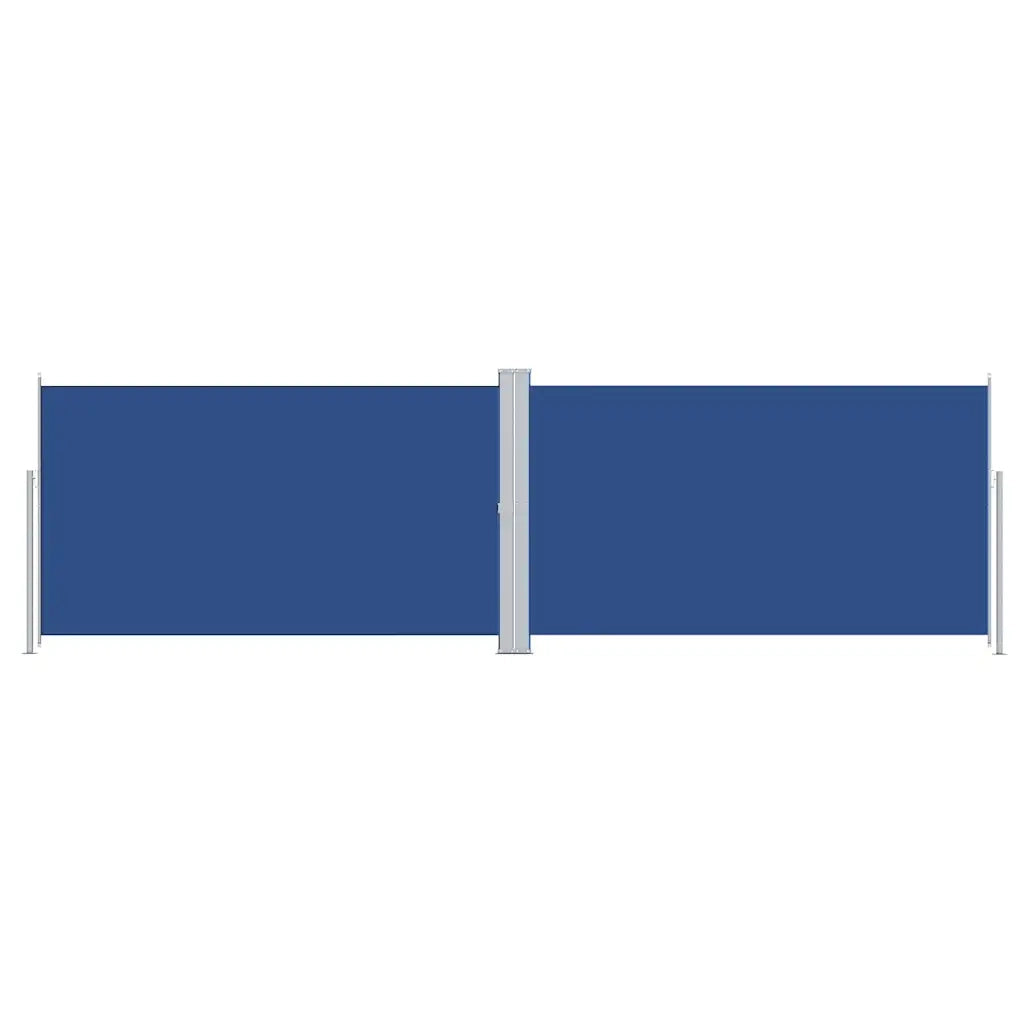 Tenda da Sole Laterale Retrattile-Tenda parasole per balcone per giardino Blu 180x600 cm 353120