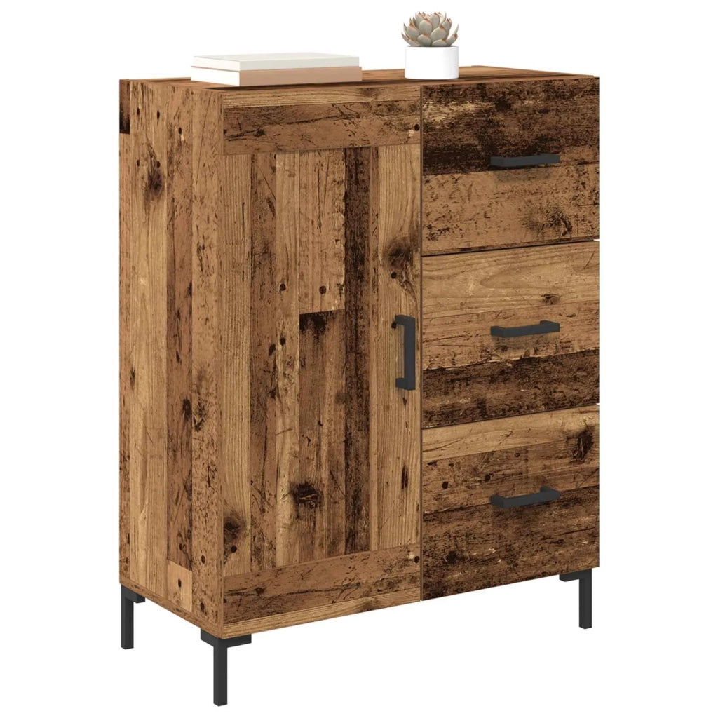 Credenza | Madia | Buffet da pranzo | Armadio da pranzo Legno vecchio 69.5 x 34 x 90 cm Legno multistrato