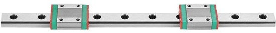 Guida Lineare 250 mm - Miniatorezza Rail Guida - Porta Scorrevole 12 mm - Blocco di Guasto MGN12B - Blocco di Smussamento Anticorrosione - Alta Precisione - Guida Lineare