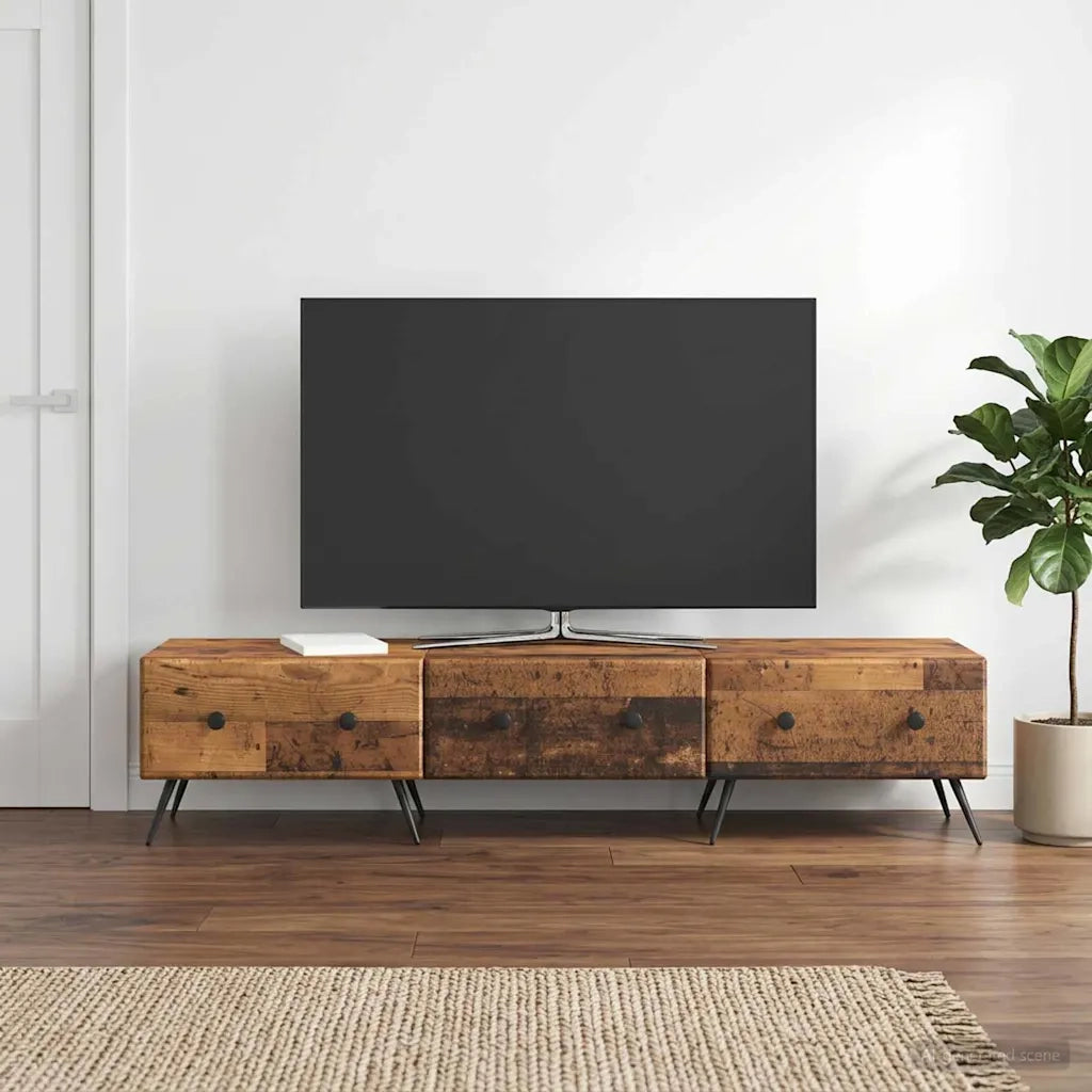 Mobile TV Legno antico 147 x 34,5 x 30 cm Legno ingegnerizzato 895633