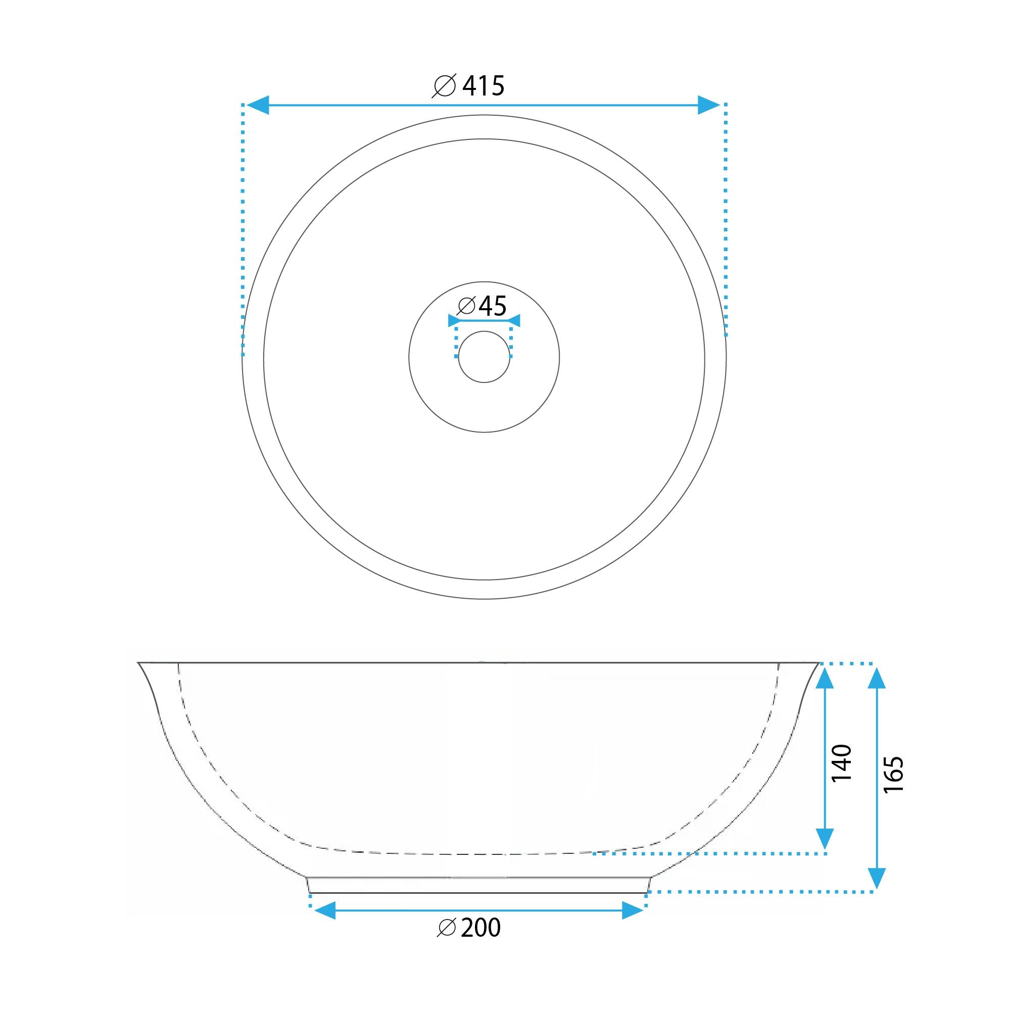 Lavabo Da Appoggio Rea Bella