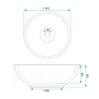 Lavabo Da Appoggio Rea Bella