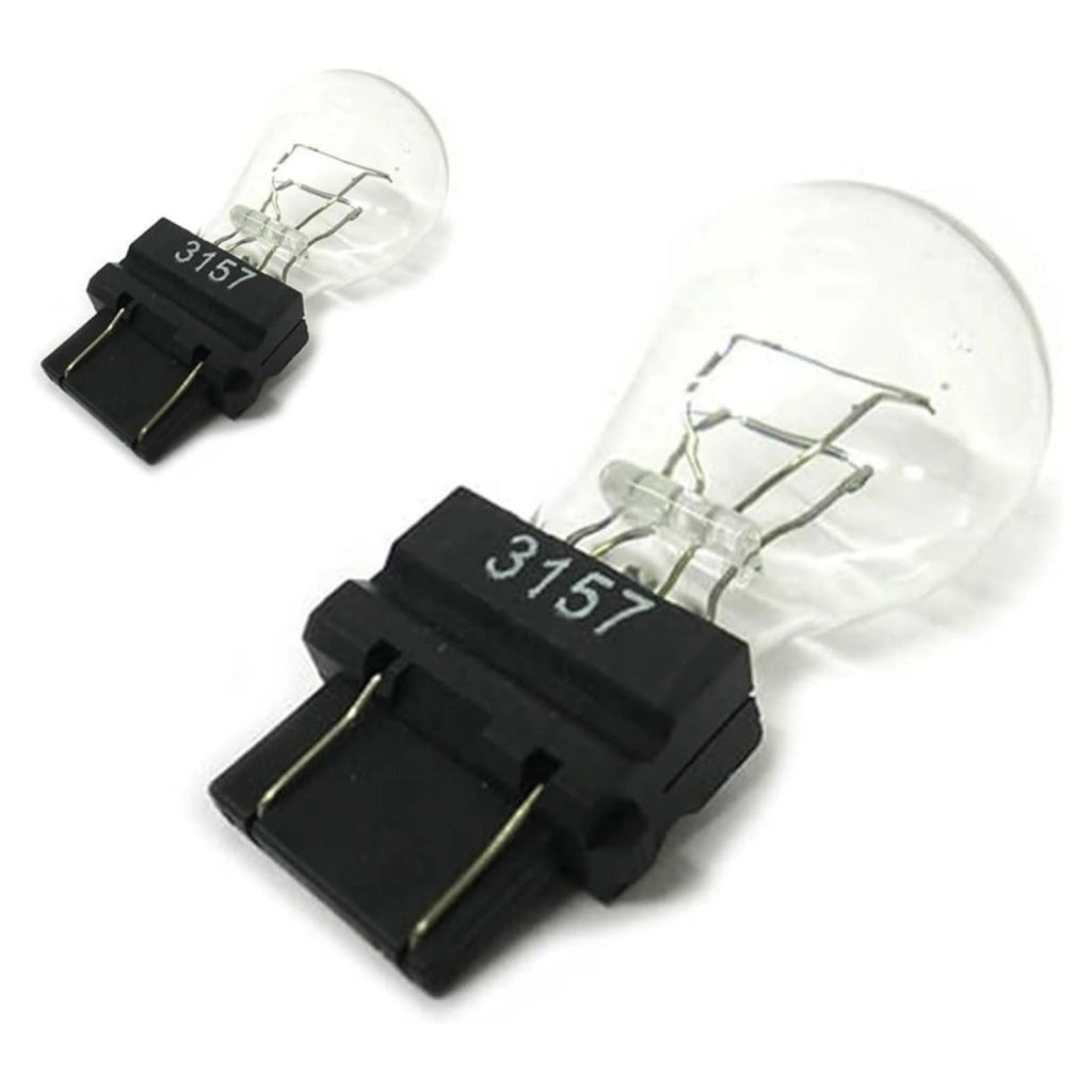 2 PZ Lampada Alogena 3157 T25 P27/7W 12V 27/7W Clear Doppio Filamento W2.5x16q