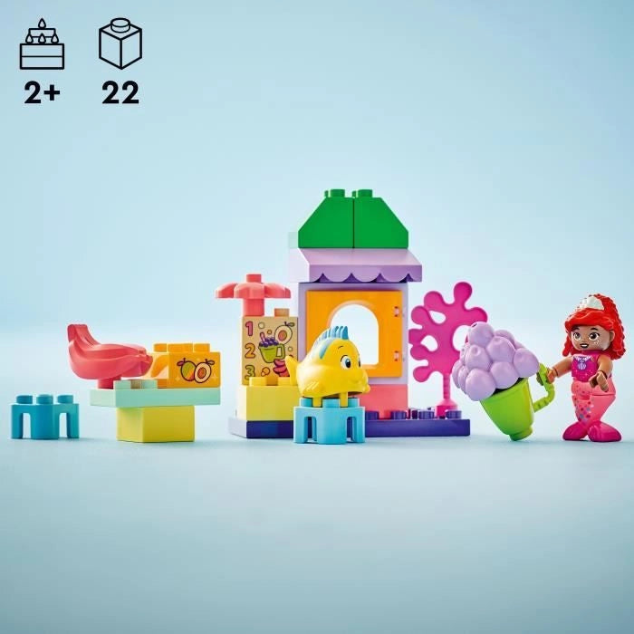 LEGO DUPLO  Disney 10420 Il tavolino da caffè di Ariel e Flounder - Set La Sirenetta