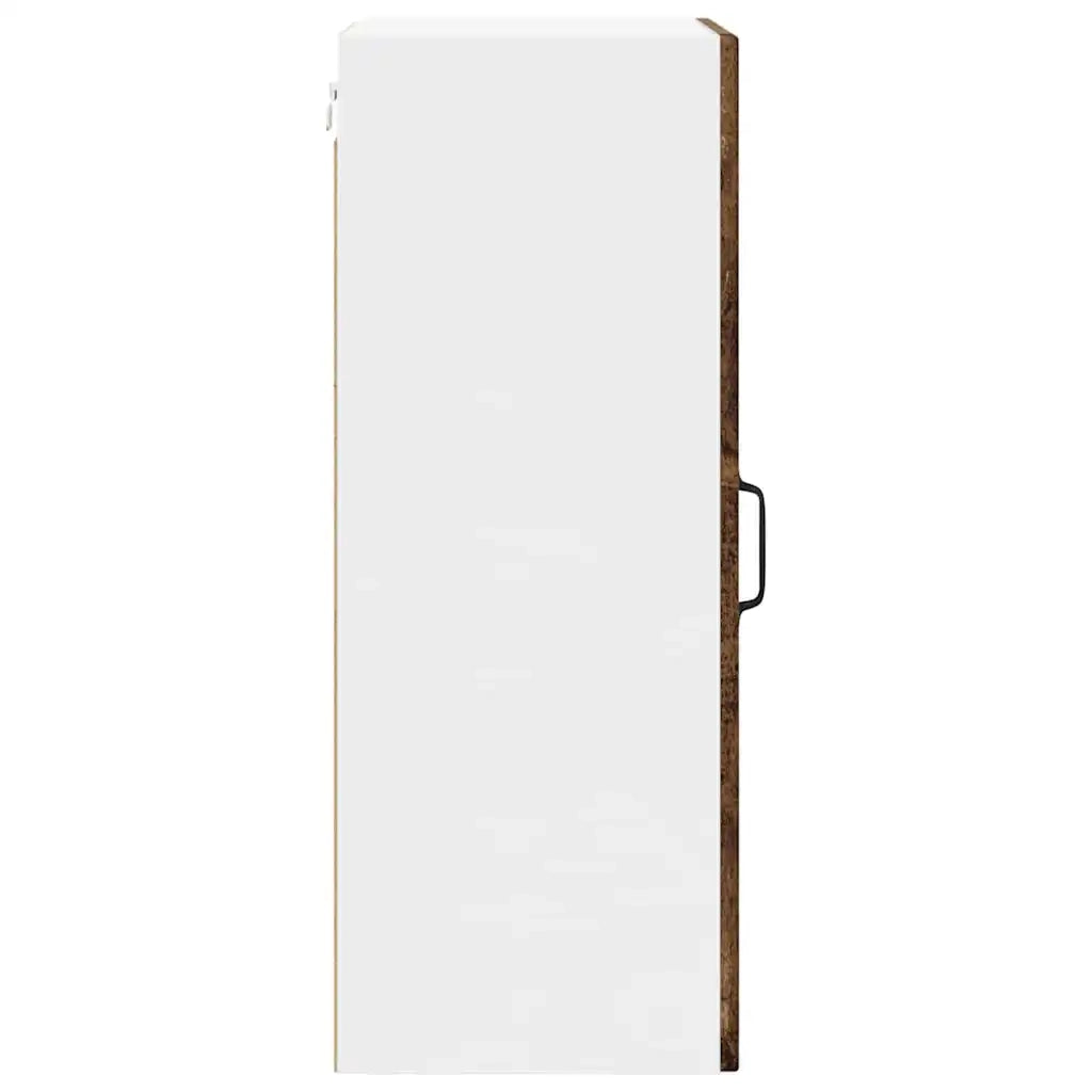 Mobile in vetro da parete LUCCA Legno antico 40 x 31 x 80 cm