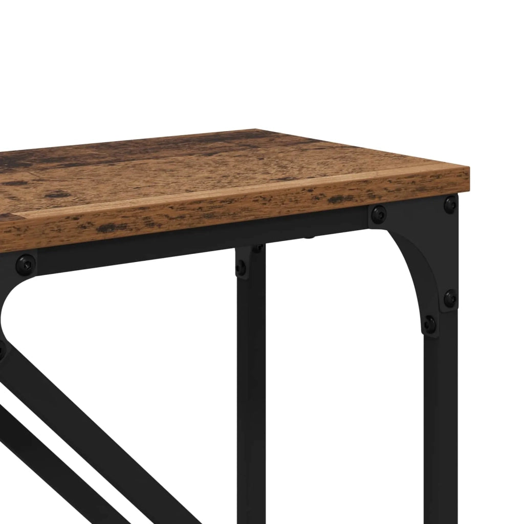 Tavolo Consolle | Tavolo d'Ingresso 2 pz Legno vecchio 100 x 28 x 75 cm
