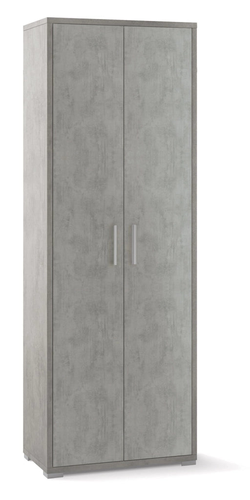 Armadio 2 Ante 71x199x41 cm Cemento