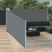 Tenda da Sole Laterale Retrattile Antracite 100x1000 cm 48474