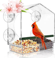 Casa per Uccelli per Esterno con Mangiatoia Rimovibile per uso in Giardino, Grande Abitazione per Pulcini di Cardinale e Altri.