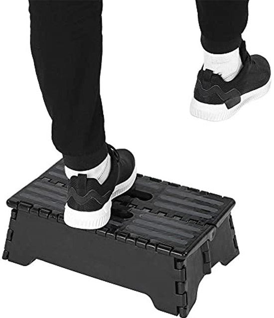 Scaffale per Scale Inclinabili Portatile - 136 kg Capacità di Carico - 38 x 21,5 x 13 cm - Ideale per Bambini e Anziani - Scaffale Inclinabile Portatile