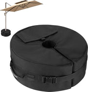 Supporto per ombrellone da giardino con peso zavorra - Ombrellone da giardino universale per esterno - Riempimento fino a 40 kg di sabbia