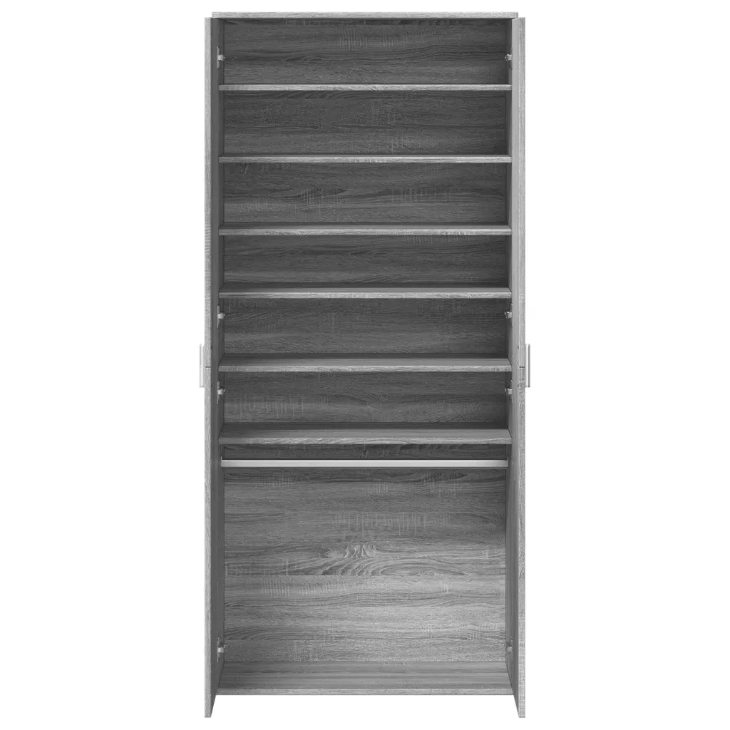Scarpiera Grigio Sonoma 80x39x178 cm in Legno Multistrato 3276677