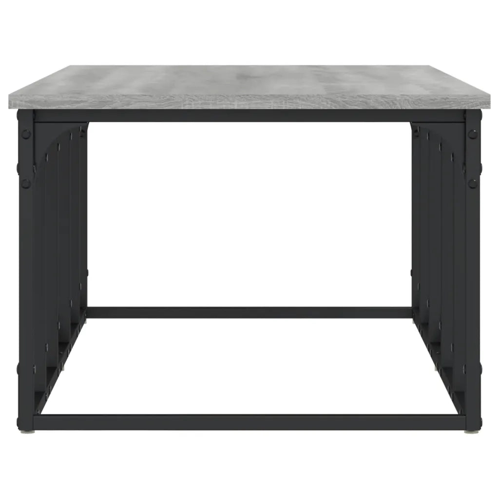 Tavolino Salotto-Tavolino da soggiorno-Tavolo Grigio Sonoma 100x50x35,5cm Legno Multistrato