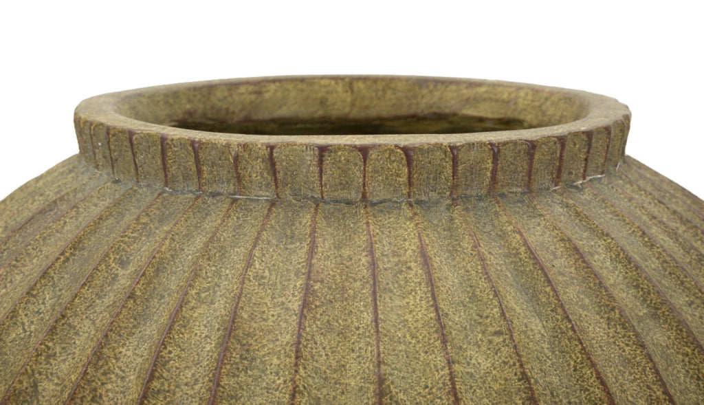 Vaso Breeze Ø40x26,5 cm in Mgo Verde sporco