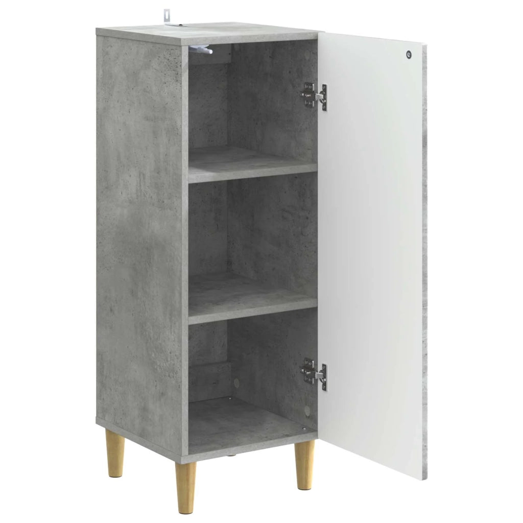 Credenza Grigio Cemento 33 x 34,5 x 90 cm Legno ingegnerizzato 895058
