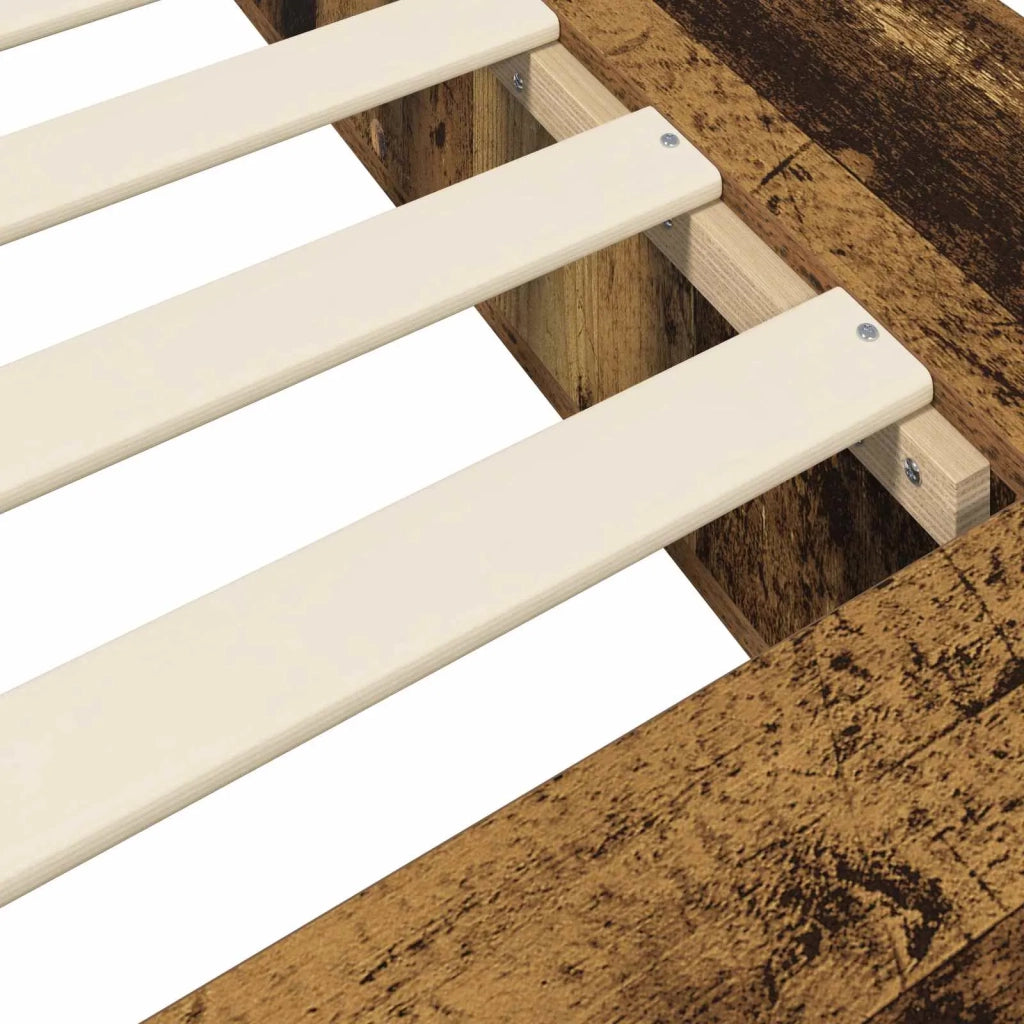 Telaio del letto con storage Legno antico 80 x 200 cm 3429552