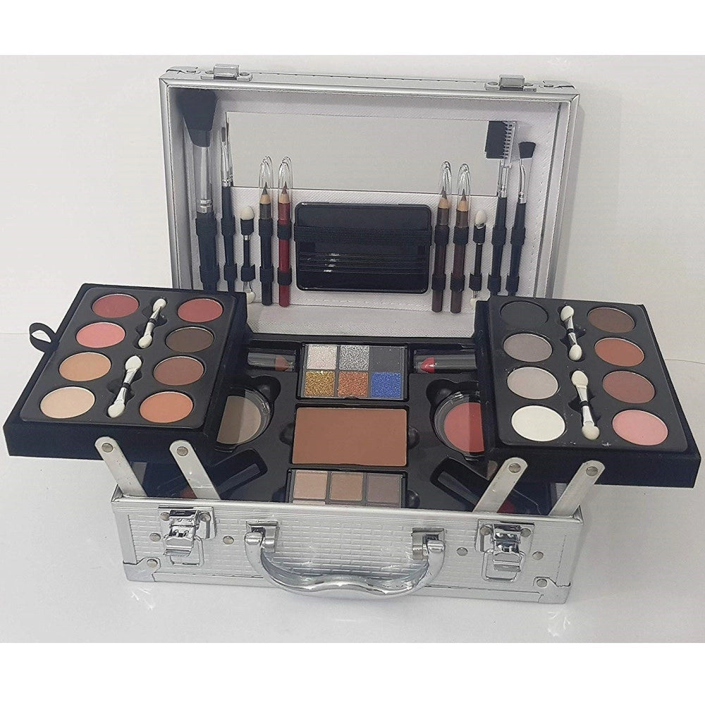 Trade Shop - Trousse Valigetta Make Up M001 Trucco Ombretti 50 Pezzi Porta Palette Cosmetici -