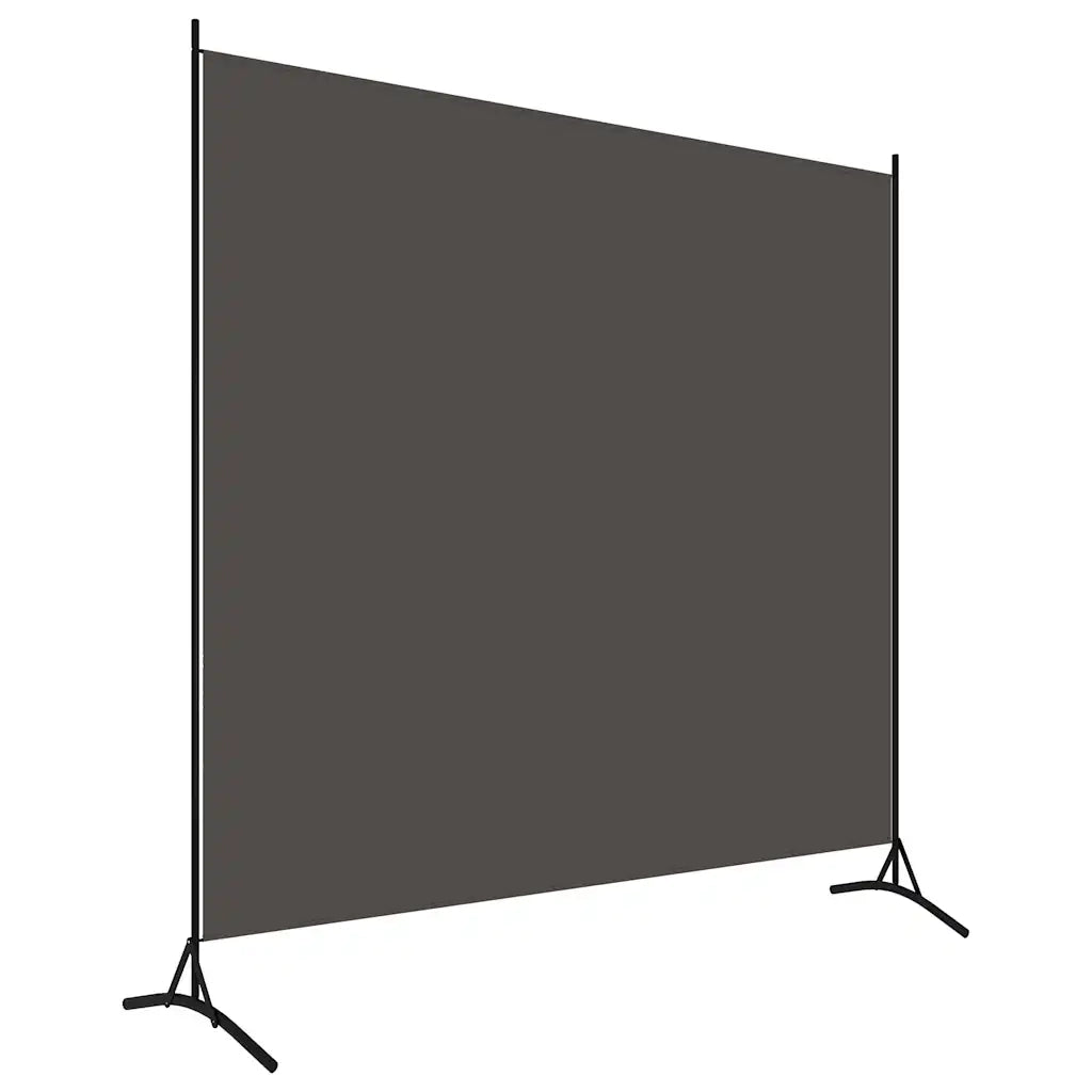 Divisorio Ambienti | Divider per stanze | Paravento Antracite 175x180 cm in Tessuto