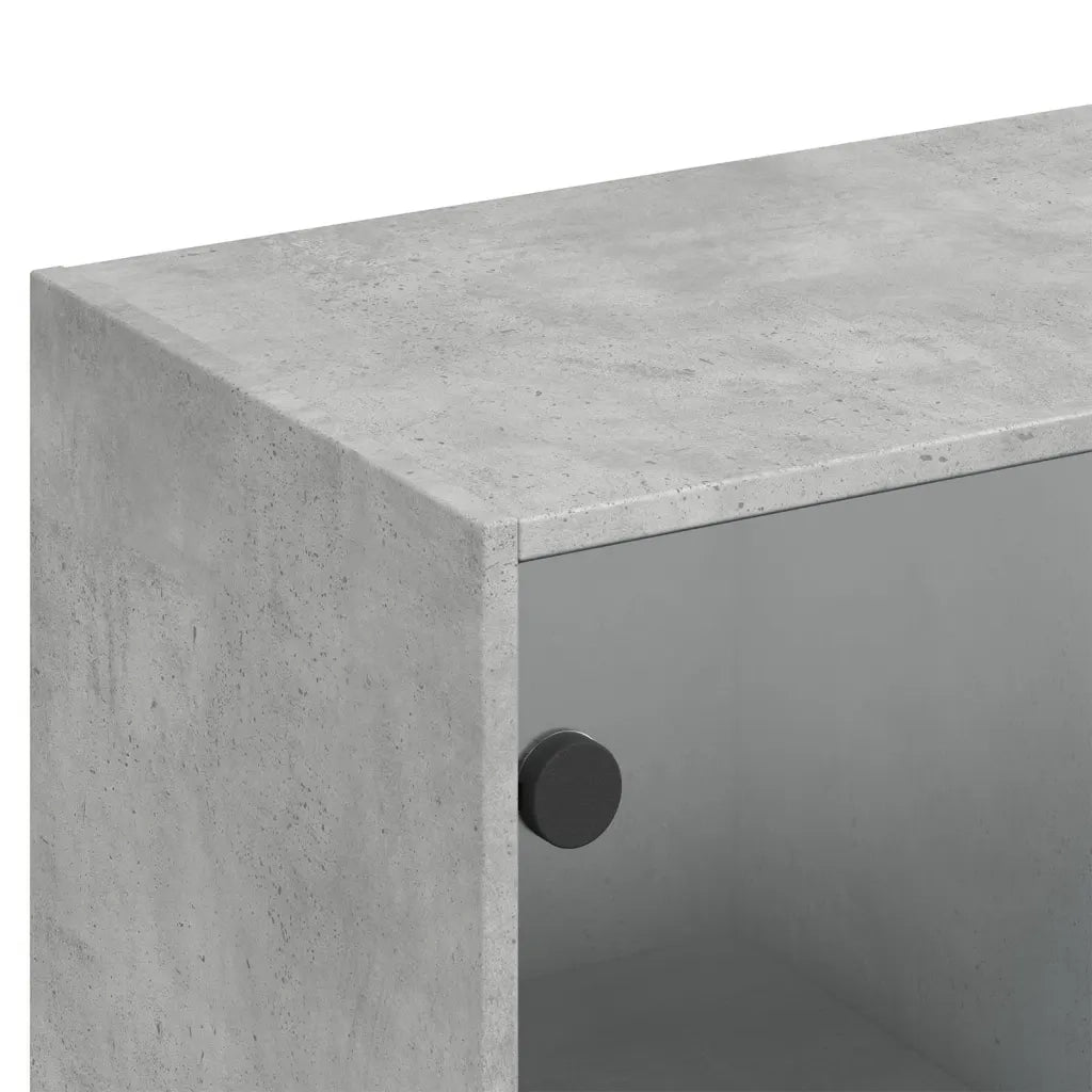 Libreria Ante Grigio Cemento 136x37x142 cm in Legno Multistrato 3206527