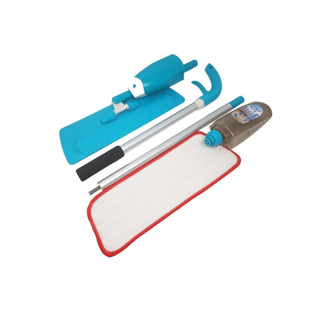 Trade Shop - Scopa Spray Mop Lava Asciuga Pavimenti Leggera Ceramica Marmo Parquet Healthy -