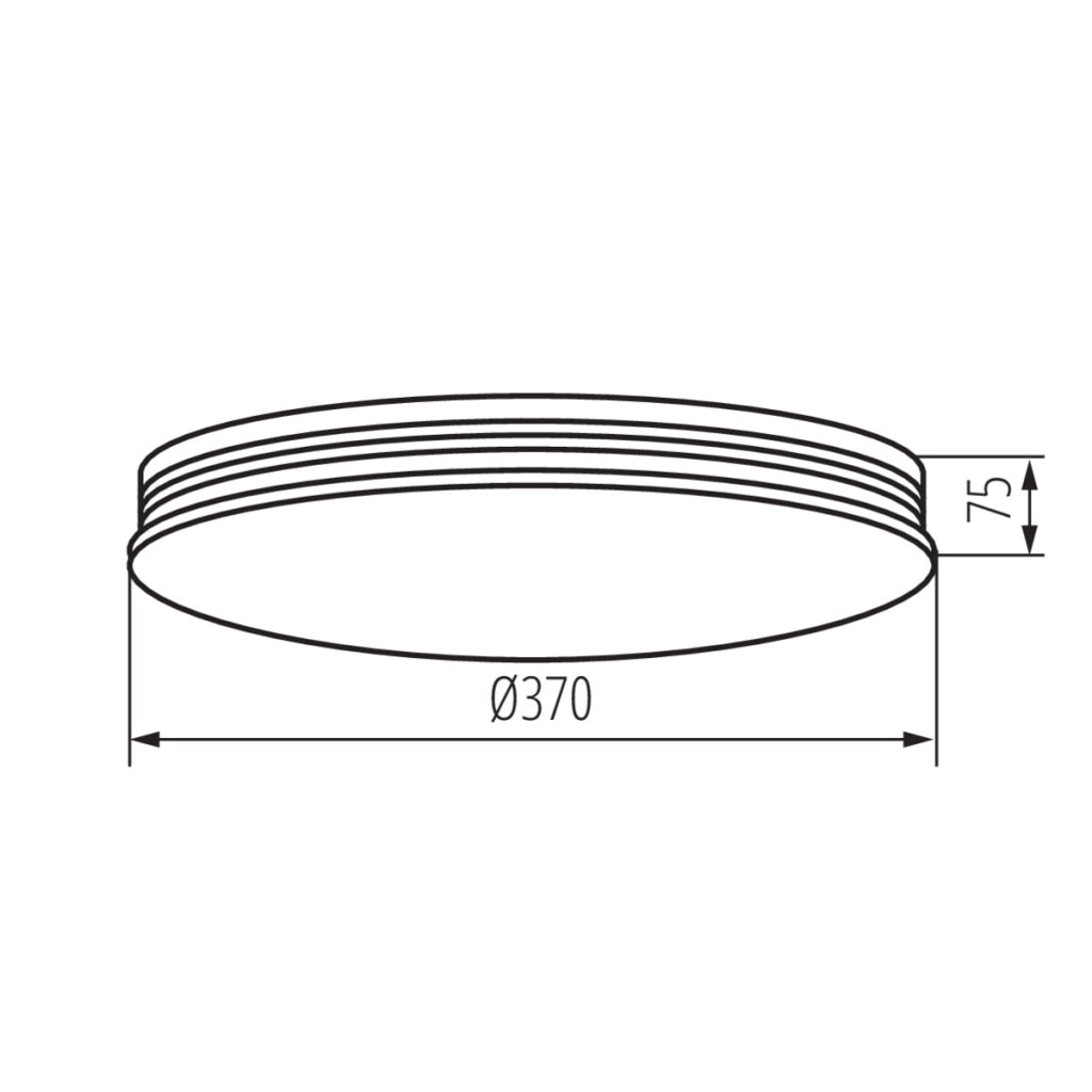 Plafoniera LED moderna effetto stelle 38cm 17,5W bianca