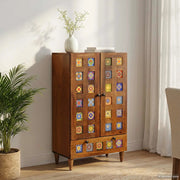 Credenza Noce 60 x 33,5 x 100 cm Legno di mango massello 4018254