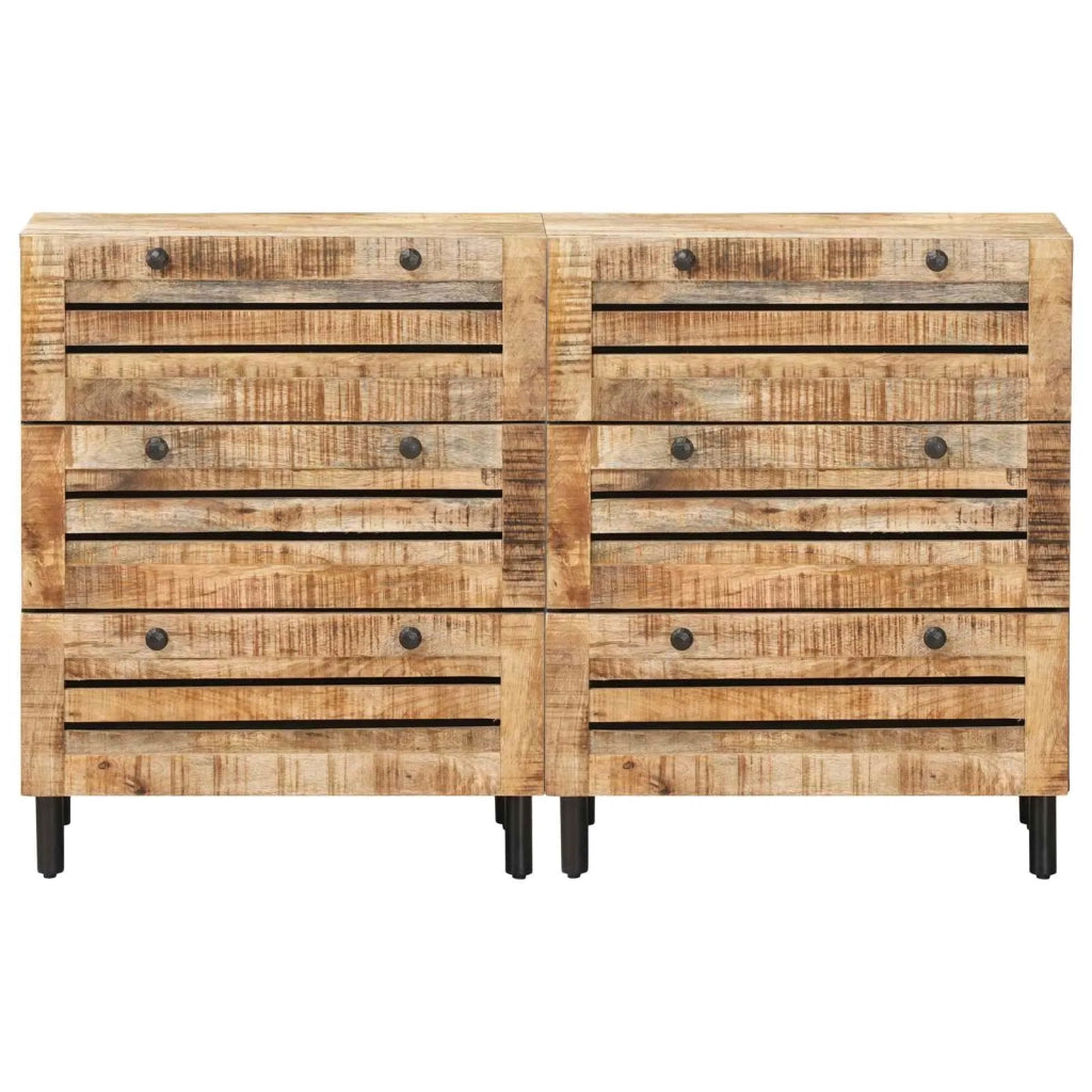Armadi di Stoccaggio 2 pcs Marrone 60 x 33,5 x 75 cm 3310163