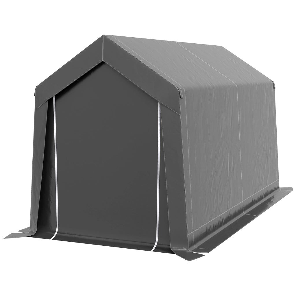 Tenda da Giardino ¨C Zephmum ¨C Grigio Scuro 210x360x235 cm