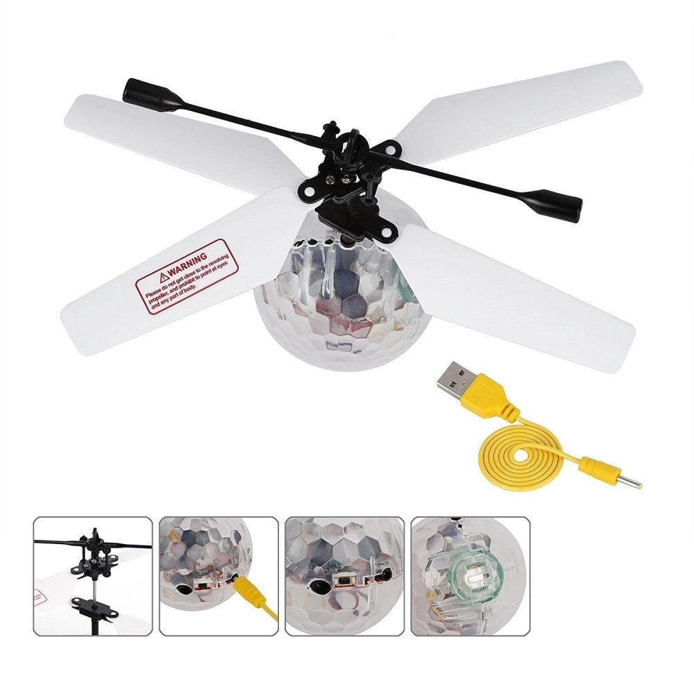 Trade Shop - Gioco Palla Sfera Volante Giocattolo Mini Elicottero Aircraft Luminoso Flying -