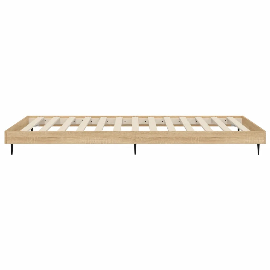 Giroletto senza Materasso Rovere Sonoma 90x190 cm in Truciolato 832304