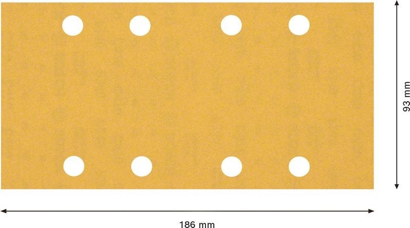 2608900858 - Set 10 fogli abrasivi C470 , P240 , 93 x 186mm , EXPERT for LEGNO+VERNICE